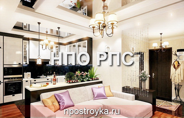 Зеркальные натяжные потолки