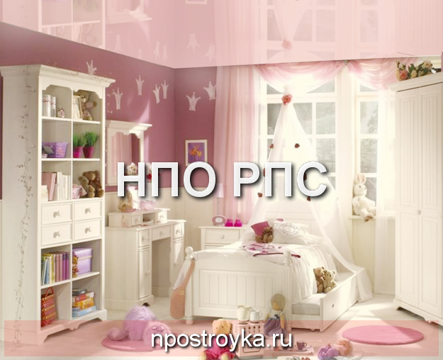 цветные натяжные потолки розовые фото