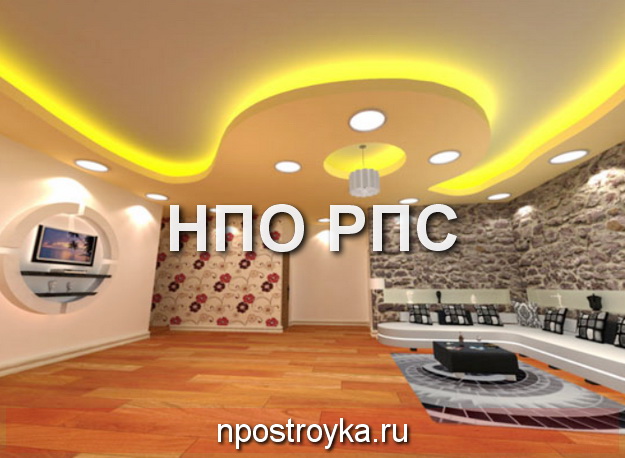 увеличить фото натяжной потолок в зале натяжной потолок в зале