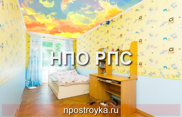 увеличить фото натяжной потолок в детской натяжной потолок в детской
