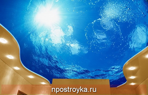 натяжной потолок 3d 18 кв. м.