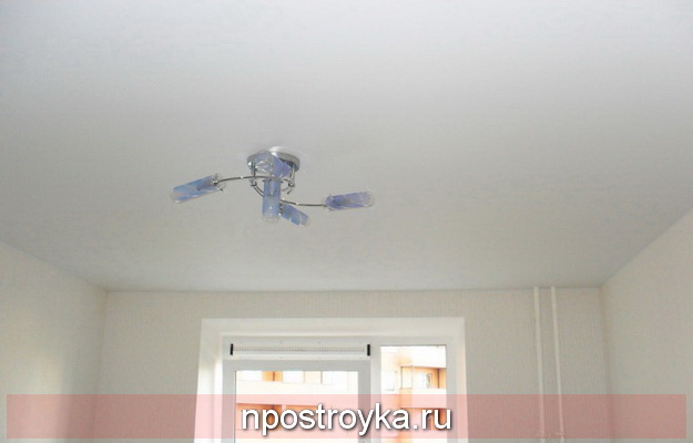 Белые матовые натяжные потолки