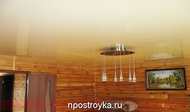 Натяжные потолки на даче Натяжные потолки на даче