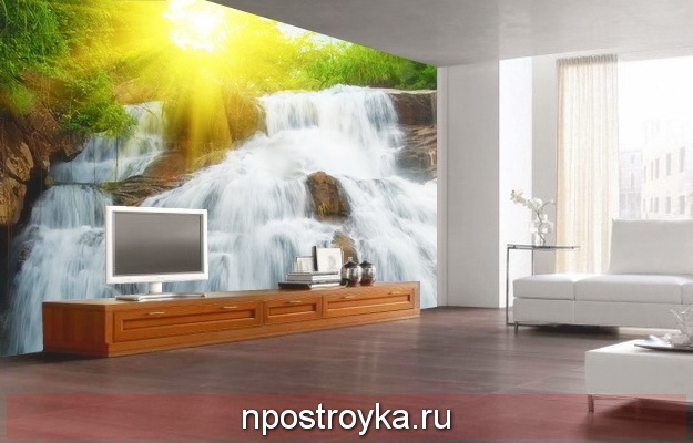 натяжные стены с фотопечатью