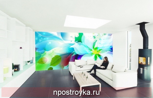 натяжные стены с фотопечатью