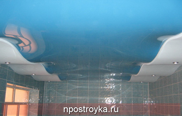 Рельефные натяжные потолки