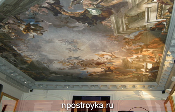 натяжные потолки в зале натяжные потолки в зале