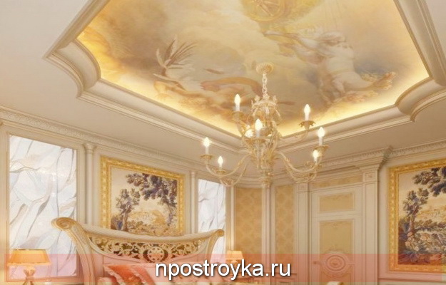 Дизайнерские натяжные потолки в стиле Классический Дизайнерские натяжные потолки в стиле Классический