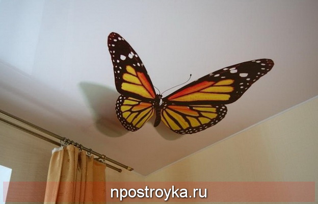 красивый натяжной потолок