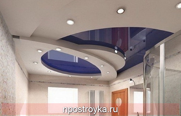 красивый натяжной потолок