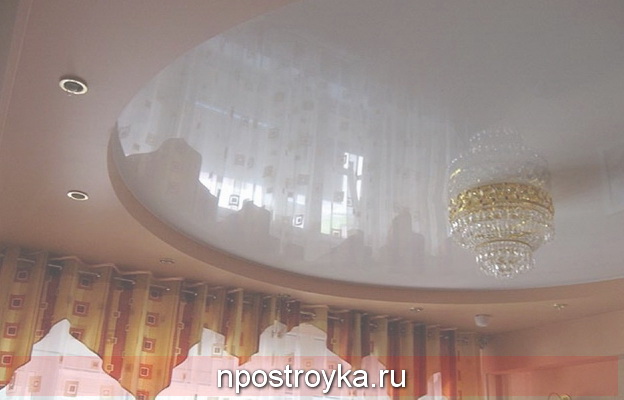 натяжной потолок с потолочным карнизом натяжной потолок с потолочным карнизом