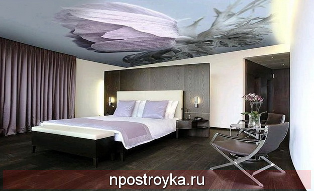 Натяжной потолок цветок Натяжной потолок цветок