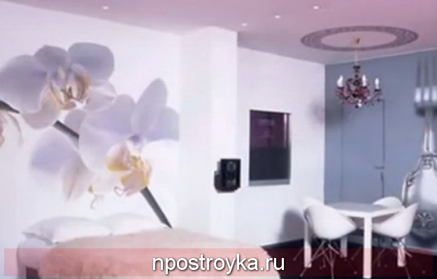 натяжные стены с фотопечатью