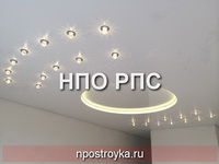 двухуровневые натяжные потолки фото