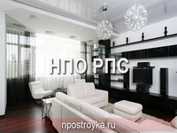 глянцевый натяжной потолок фото
