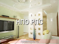двухуровневые натяжные потолки фото