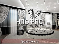 двухуровневые натяжные потолки фото