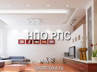 двухуровневые натяжные потолки фото