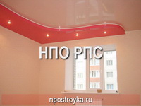двухуровневые натяжные потолки фото