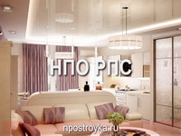 глянцевый натяжной потолок фото