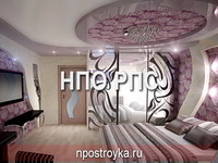 Сатиновые натяжные потолки фото
