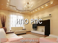 многоуровневые трехуровневые натяжные потолки фото