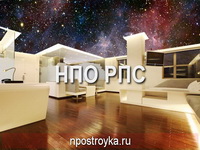 натяжной потолок звездное небо фото