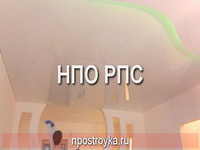 двухуровневые натяжные потолки фото