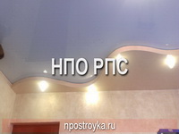 двухуровневые натяжные потолки фото
