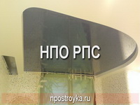 двухуровневые натяжные потолки фото