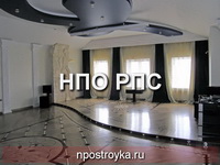 двухуровневые натяжные потолки фото