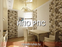 глянцевый натяжной потолок фото