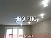 матовые натяжные потолки фото
