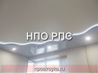 матовые натяжные потолки фото