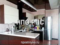 двухуровневые натяжные потолки фото