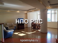 двухуровневые натяжные потолки фото