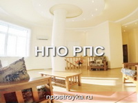 двухуровневые натяжные потолки фото