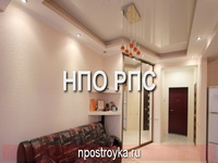 двухуровневые натяжные потолки фото