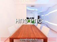 двухуровневые натяжные потолки фото