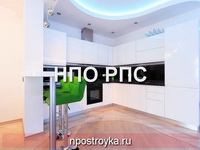 двухуровневые натяжные потолки фото