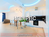 двухуровневые натяжные потолки фото