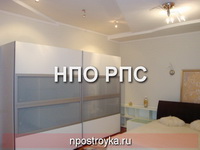 двухуровневые натяжные потолки фото