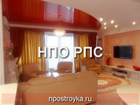 двухуровневые натяжные потолки фото