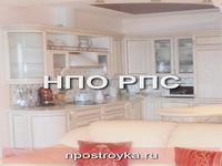 двухуровневые натяжные потолки фото