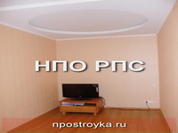 двухуровневые натяжные потолки фото