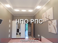 двухуровневые натяжные потолки фото