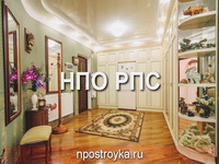 глянцевый натяжной потолок фото