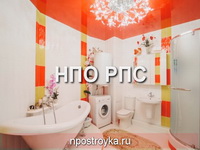 глянцевый натяжной потолок фото