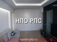 Парящий натяжной потолок фото