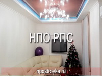 двухуровневые натяжные потолки фото